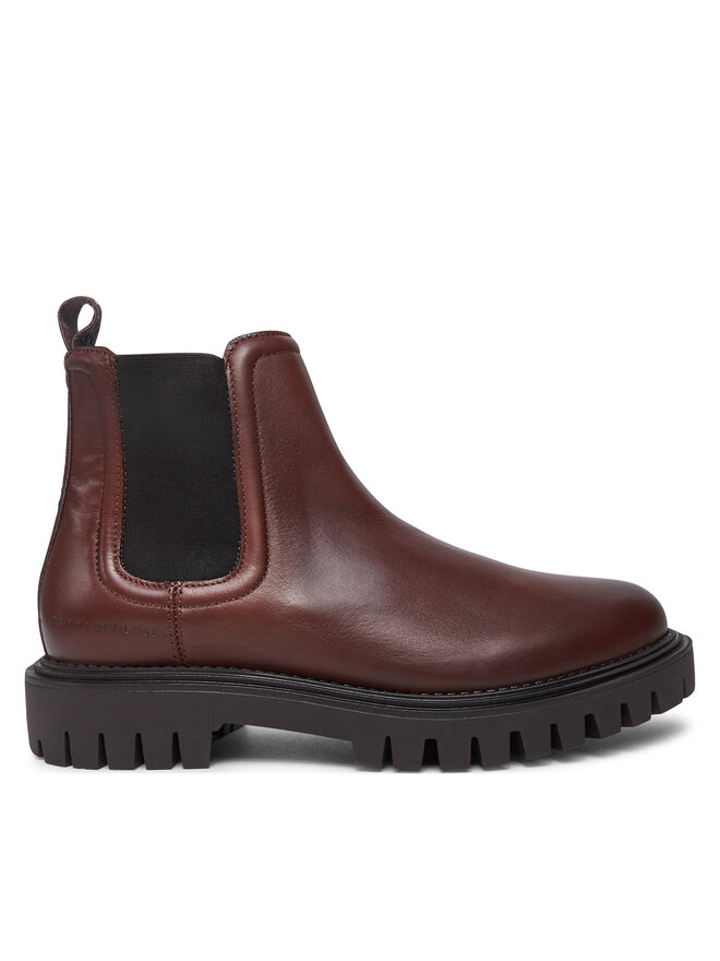 Tommy Hilfiger Челсі Tommy Hilfiger Casual Hilfiger Chunky Lth Chels FM0FM05197 Коричневий