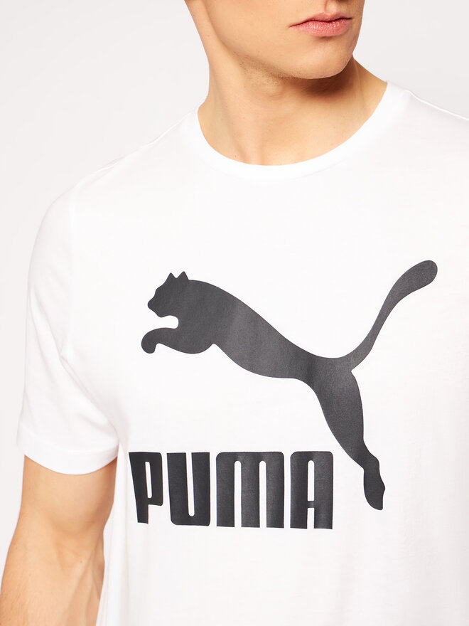 Puma Puma Marškinėliai Classics Logo 530088 Balta Regular Fit