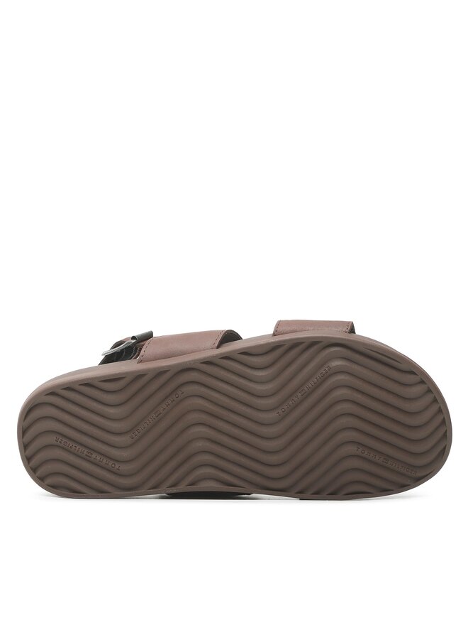 Tommy Hilfiger Сандали Tommy Hilfiger Premium Leather Sandal FM0FM04461 Кафяв