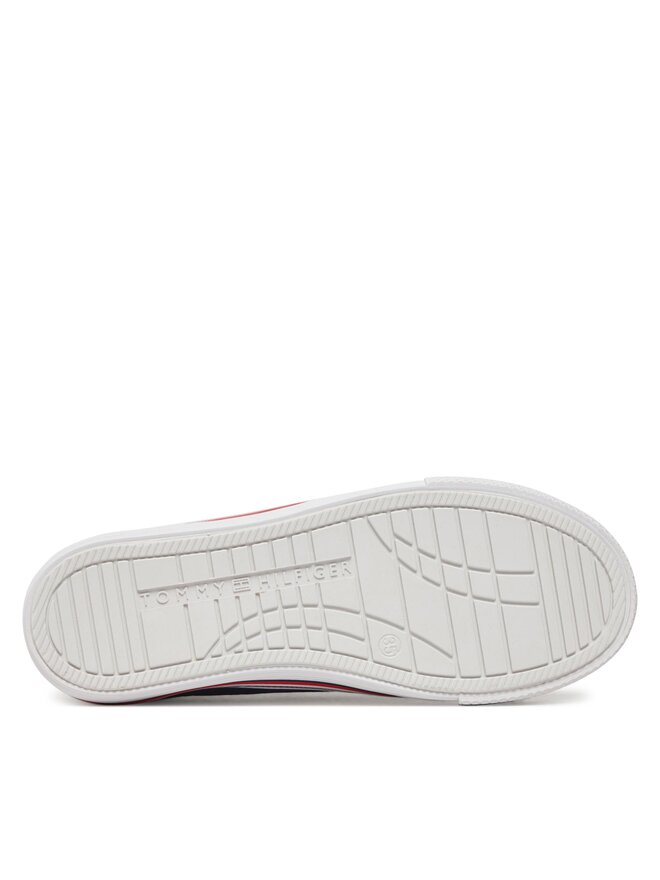 Tommy Hilfiger Кецове Tommy Hilfiger Low Cut Lace Up Sneaker T3X9-33324-0890 S Тъмносин
