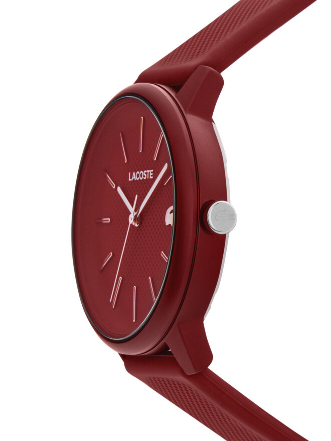 Lacoste Zegarek Lacoste 12.12 Move 2011283 Bordowy