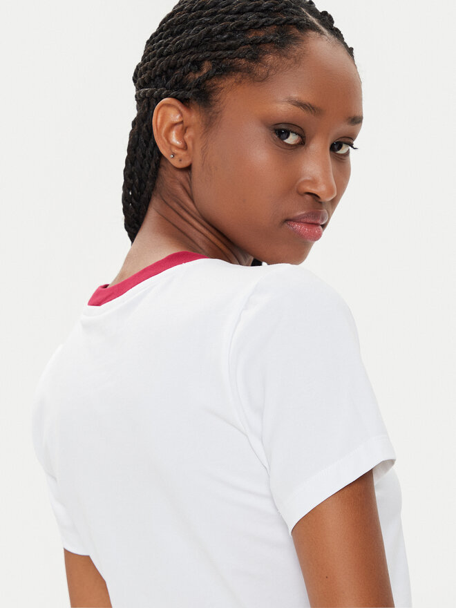Juicy Couture Juicy Couture Футболка Dump Him JCWCT23314 Білий Slim Fit
