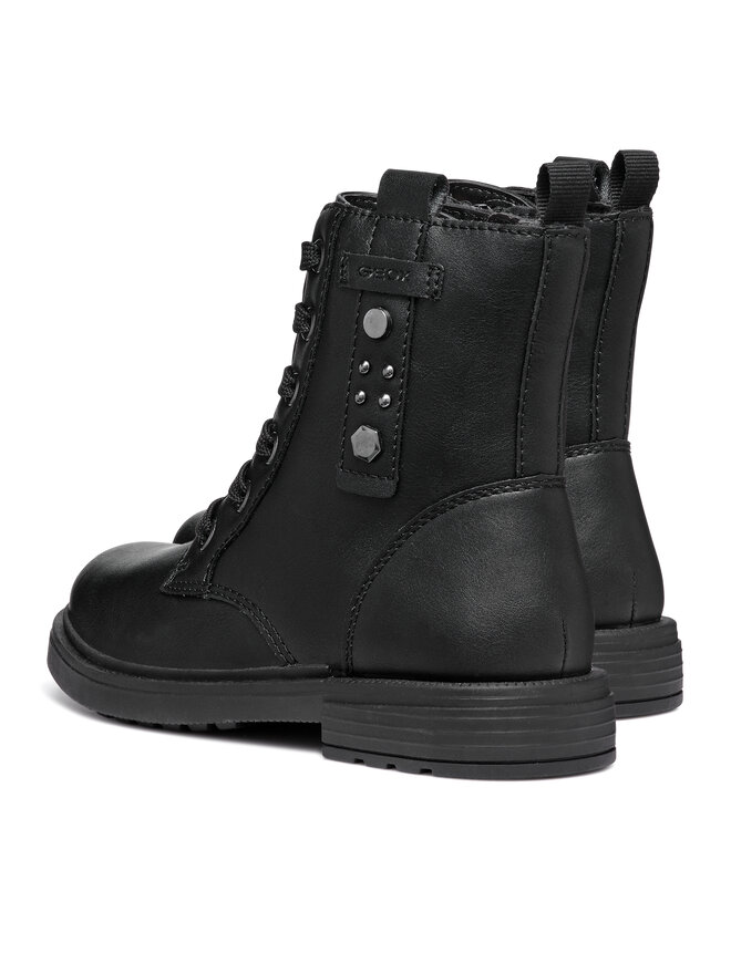 Geox Čižmy Geox Jr Eclair J469QM 0009F C9999 S Čierna