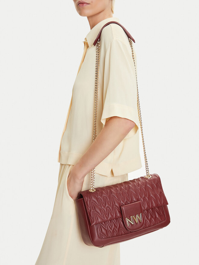 Nine West Ročna torba Nine West CEO-Astoria-Allure-LX10165 Bordo rdeča