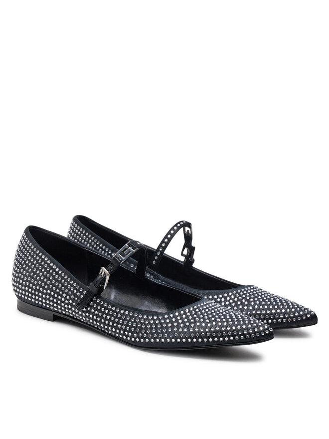 Guess Балеринки Guess Dannely FLFDNN SAT08 Черен