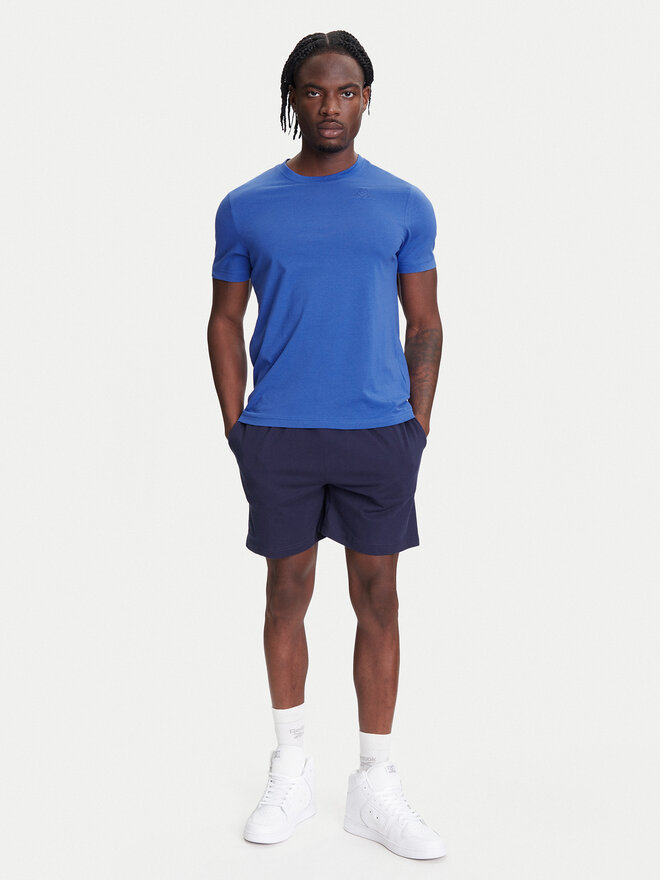 Kappa Kappa Marškinėliai Logo Korpo Cafers 304J150 Mėlyna Slim Fit