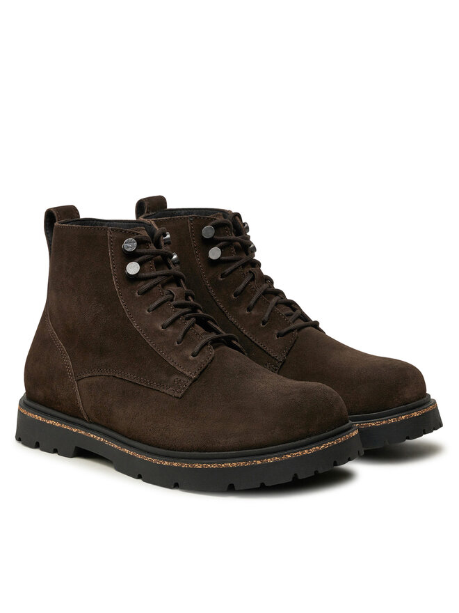 Birkenstock Kotníková obuv Birkenstock Highwood Lace Mid M Leve 1028931 Hnědá
