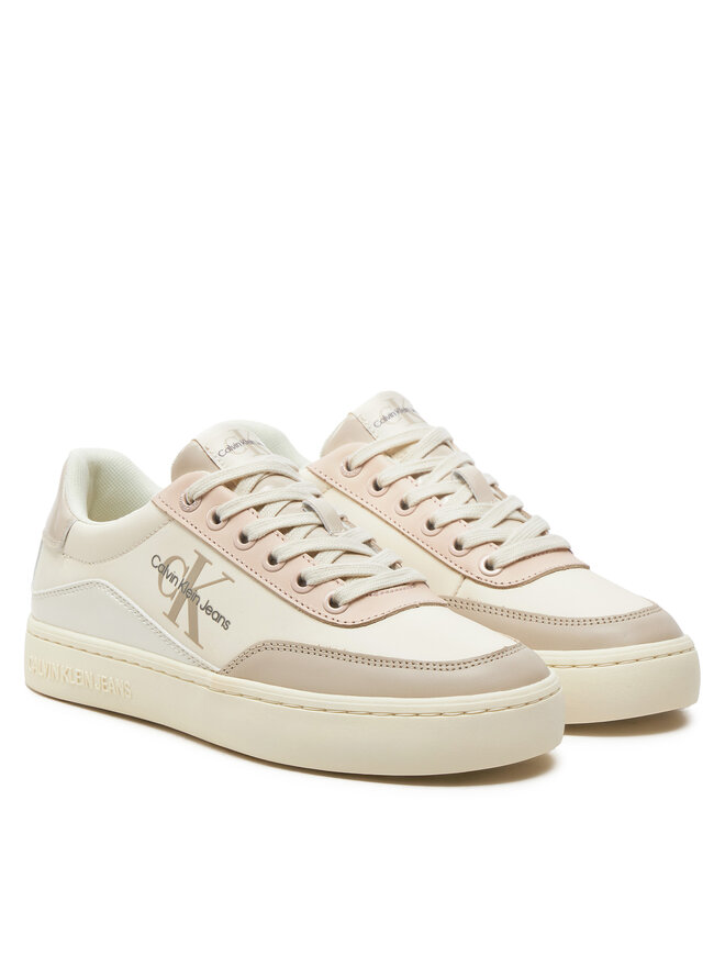 Calvin Klein Jeans Сникърси Calvin Klein Jeans Classic Cupsole Low Lace Lth Ml YW0YW01527 Розов