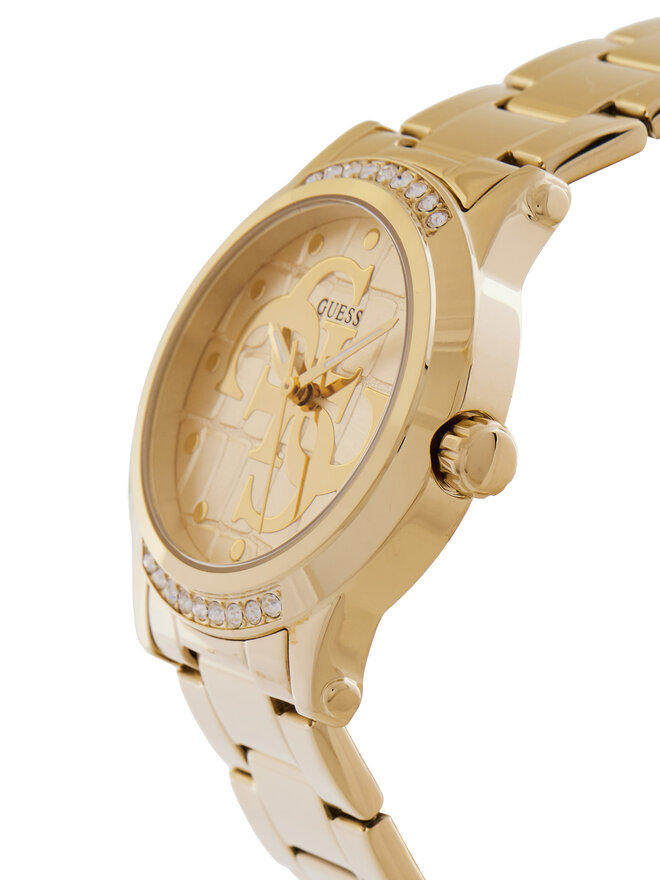 Guess Ročna ura Guess Annette  GW0861L2 Zlata