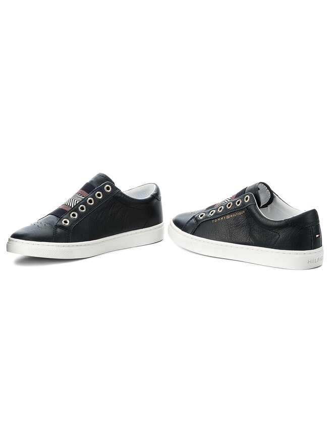 Tommy Hilfiger Sneakers aus Stoff Tommy Hilfiger Venus 8 FW0FW02828 Dunkelblau