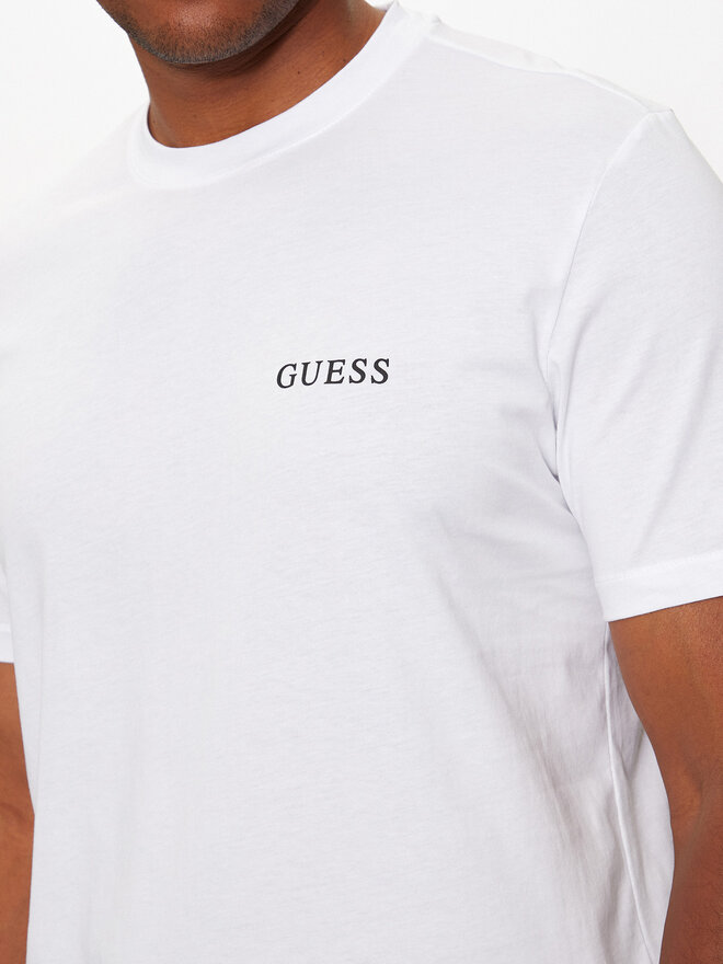 Guess Guess Camiseta U4BM03 KCAM1 Blanco Regular Fit