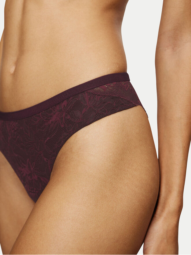 Triumph Triumph Braziljske spodnje hlačke Amourette Charm 10214456 Bordo rdeča