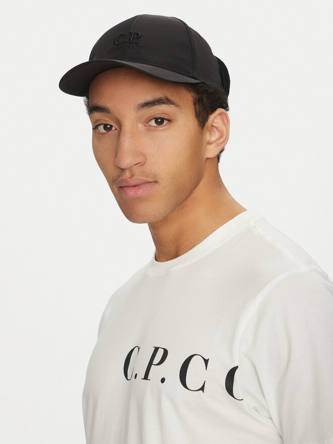C.P. Company Cepure ar nagu C.P. Company 18CMAC146A005904A Melns