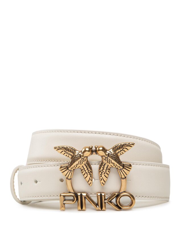 PINKO Дамски колан Pinko Love Aster 1 Simply H3 Belt . AI 22-23 PLT01 1H212N Y5H7 Бежов