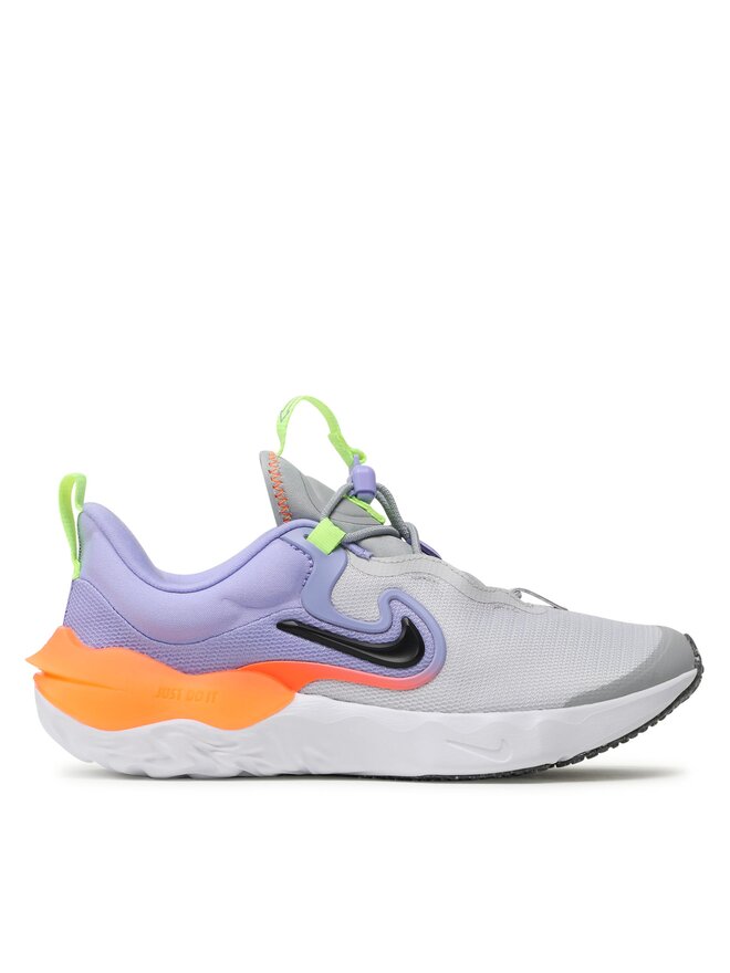 Nike Běžecké boty Nike Run Flow (GS) DR0472 002 Šedá