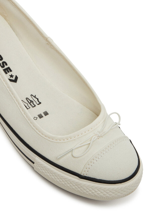 Converse Baleriny Converse Chuck Taylor All Star Dainty Ballerina A16211C Beżowy
