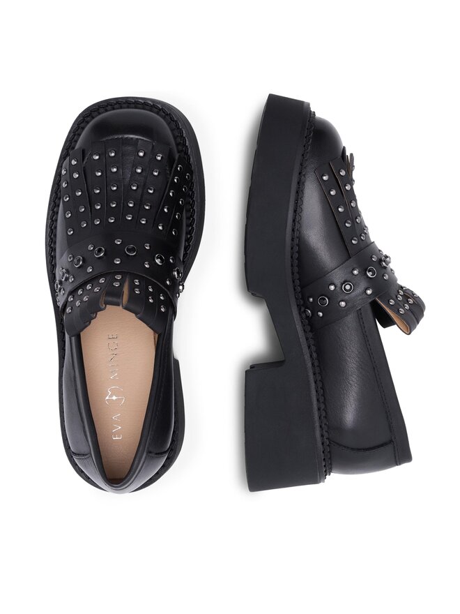 Eva Minge Loafersy Eva Minge LAGOA-24755 Czarny