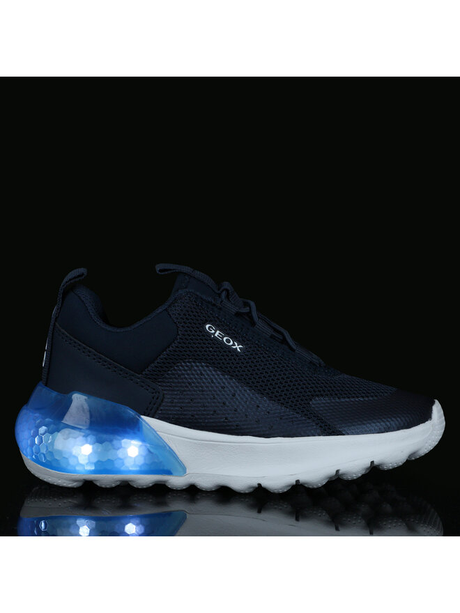 Geox Sneakersy Geox J Activart Illuminus J45LYA 0149J C4002 M Tmavomodrá
