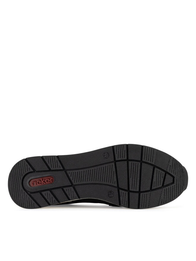 Rieker Półbuty Rieker 58944-00 Czarny