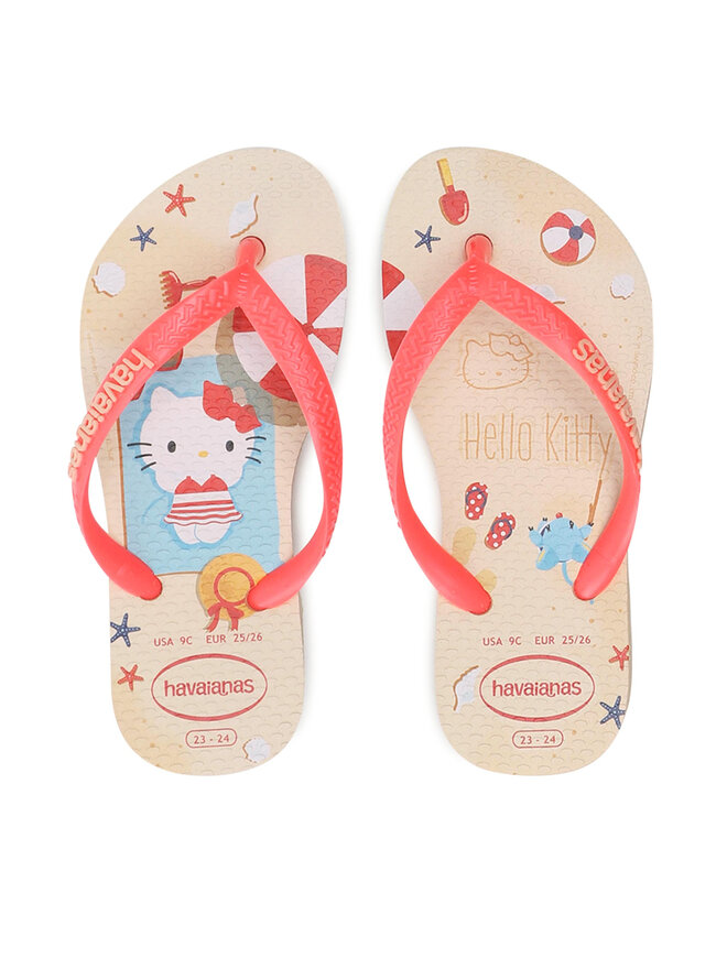 Havaianas В'єтнамки Havaianas Sl Hello Kitty 41457480570 Червоний