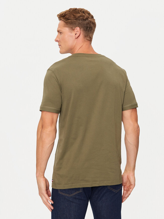 Tommy Hilfiger Tommy Hilfiger Marškinėliai UM0UM03362 Žalia Regular Fit