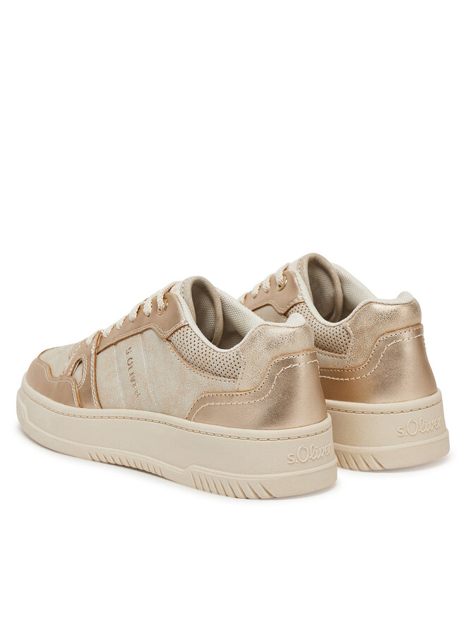 s.Oliver Sneakersy s.Oliver 5-23620-44 Złoty