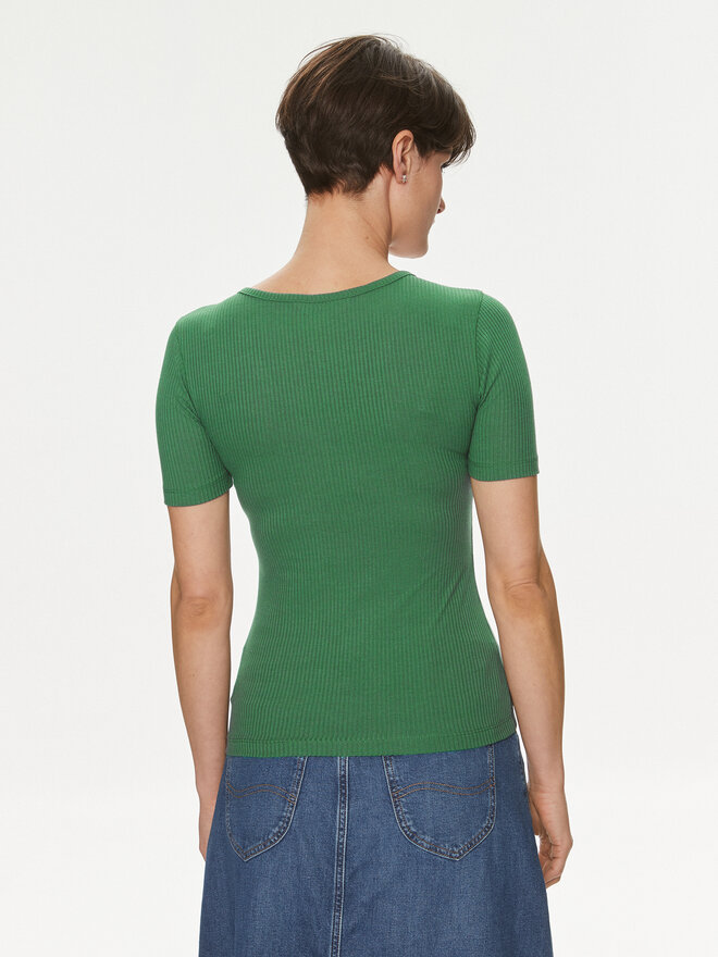 Lee Lee T-Shirt Henley 112350211 Grün Slim Fit