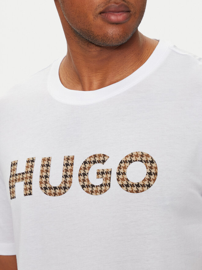 HUGO HUGO Camiseta Dulivio_U243 50519724 Blanco Regular Fit