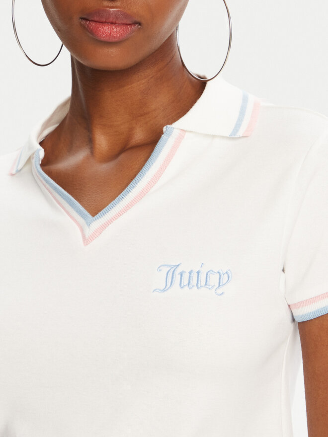 Juicy Couture Juicy Couture Polo JCWCT225355 Blanco Regular Fit