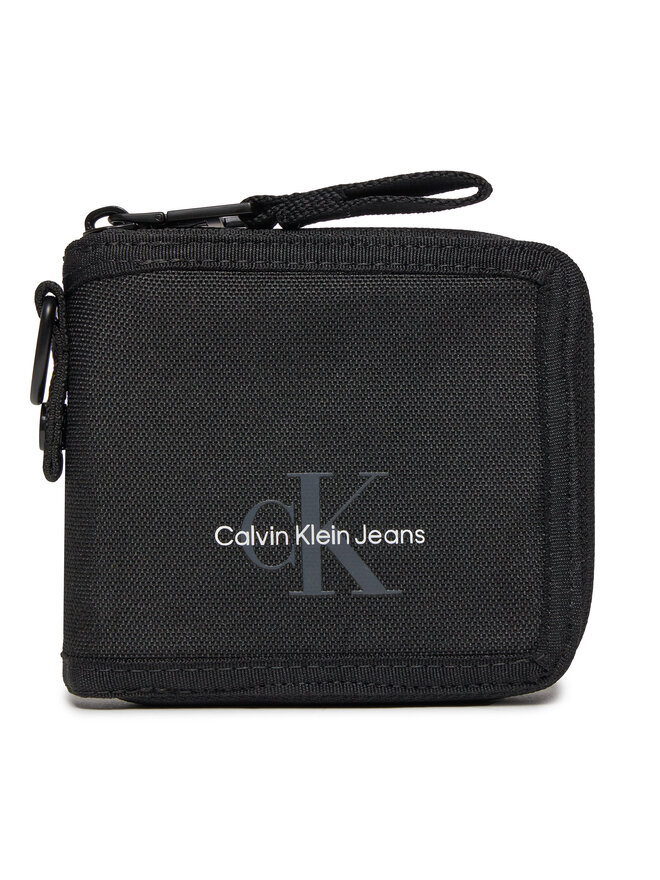 Calvin Klein Jeans Malá pánská peněženka Calvin Klein Jeans Sport Essentials Compact Zip Ut K50K510774 Černá