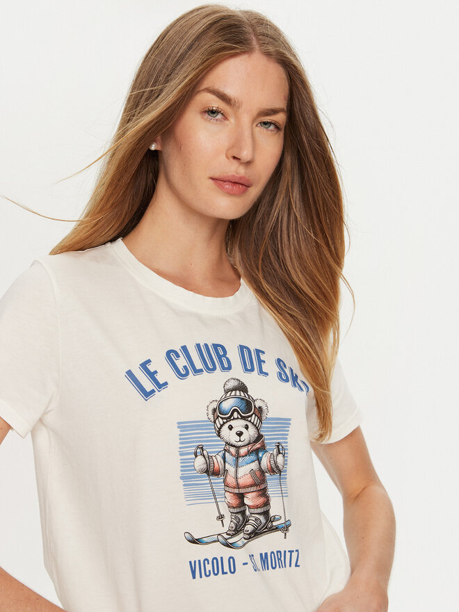 ViCOLO ViCOLO T-Shirt RS0055 Λευκό Regular Fit