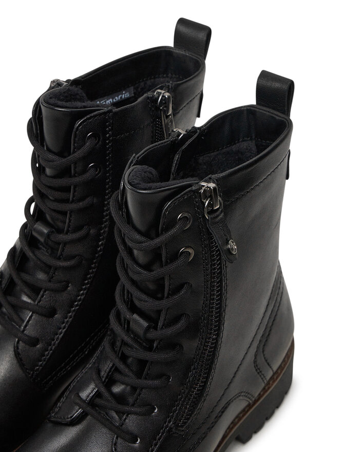Tamaris Schnürschuhe Tamaris 1-25207-43 Schwarz