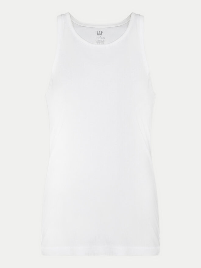 Gap Gap Komplet tank topov﻿ 483958-00 Bela Regular Fit