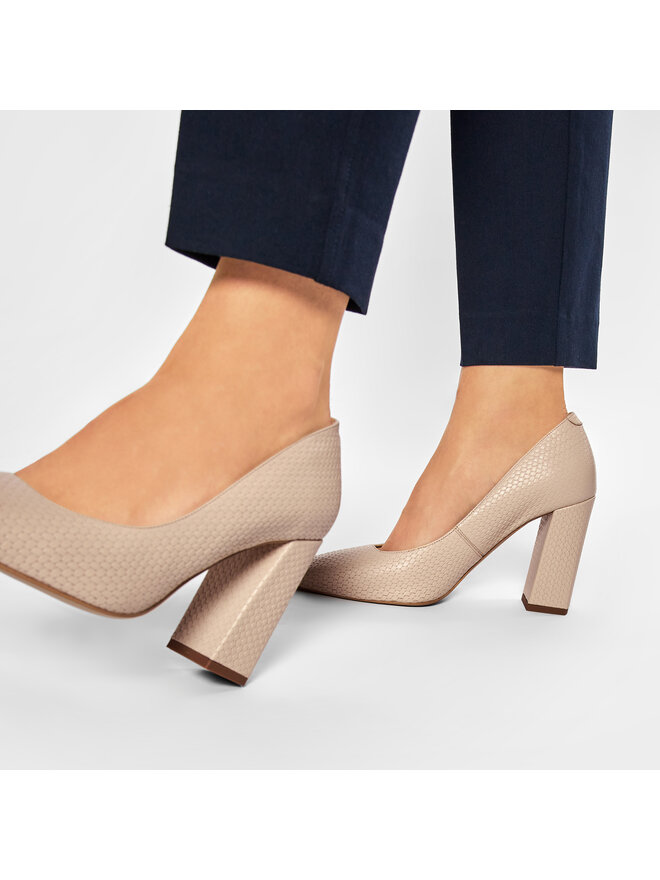 R.Polański Pantofi pumps R.Polański 1186 Bej