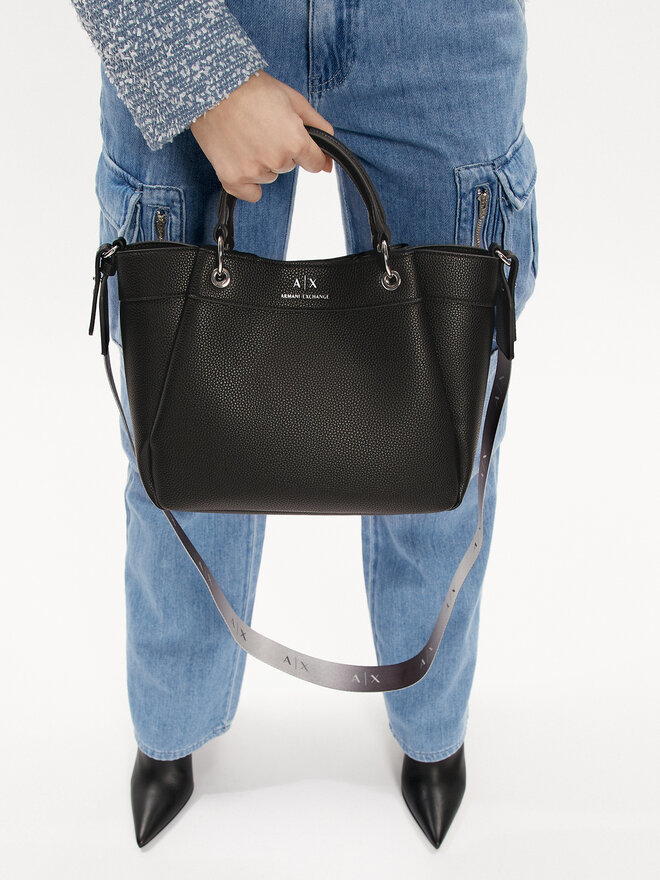 Armani Exchange Ročna torba Armani Exchange 942911 CC783 00020 Črna