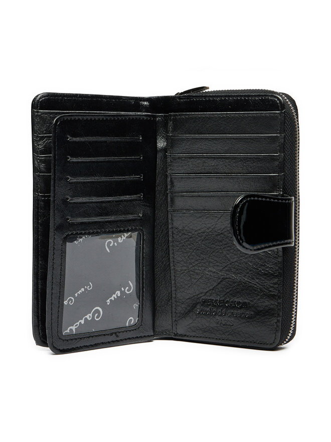 Portafoglio grande da donna Pierre Cardin 07 SHINY 116 Nero escarpe