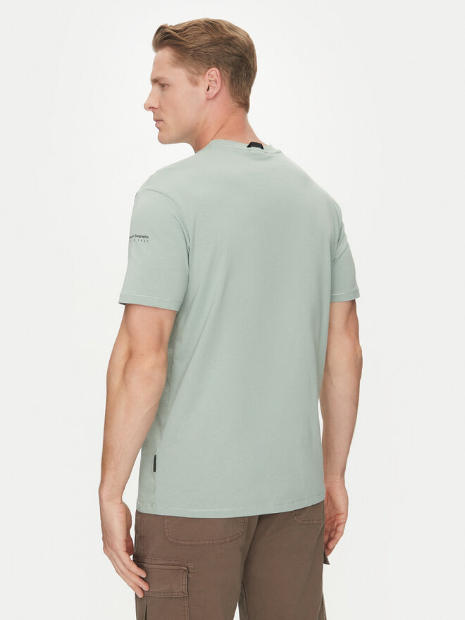 Napapijri Napapijri Camiseta S-Badge NP0A4I3N Verde Regular Fit
