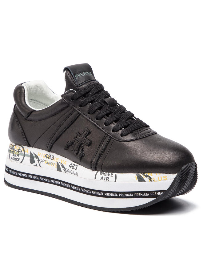 Premiata Сникърси Premiata Beth 3873 Черен