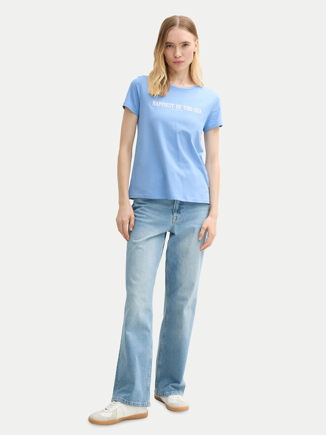 Tom Tailor Denim Tom Tailor Denim Camiseta 1045417 Azul Regular Fit