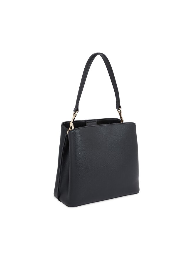 Handtasche Tommy Hilfiger Th Timeless Bucket AW0AW15600 Schwarz  