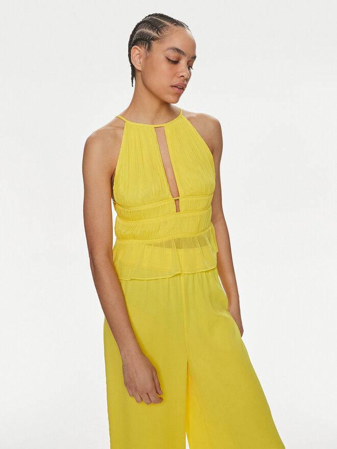 Patrizia Pepe Patrizia Pepe Top 2C1540/A061-Y447 Amarillo Regular Fit
