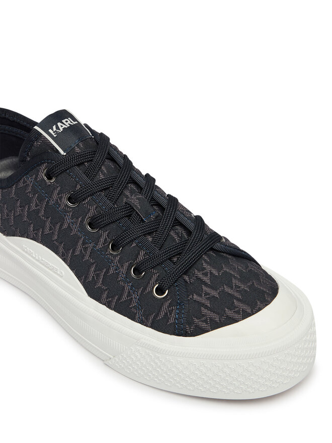 KARL LAGERFELD Sneakers aus Stoff KARL LAGERFELD Kampus Max V KL50516 Dunkelblau