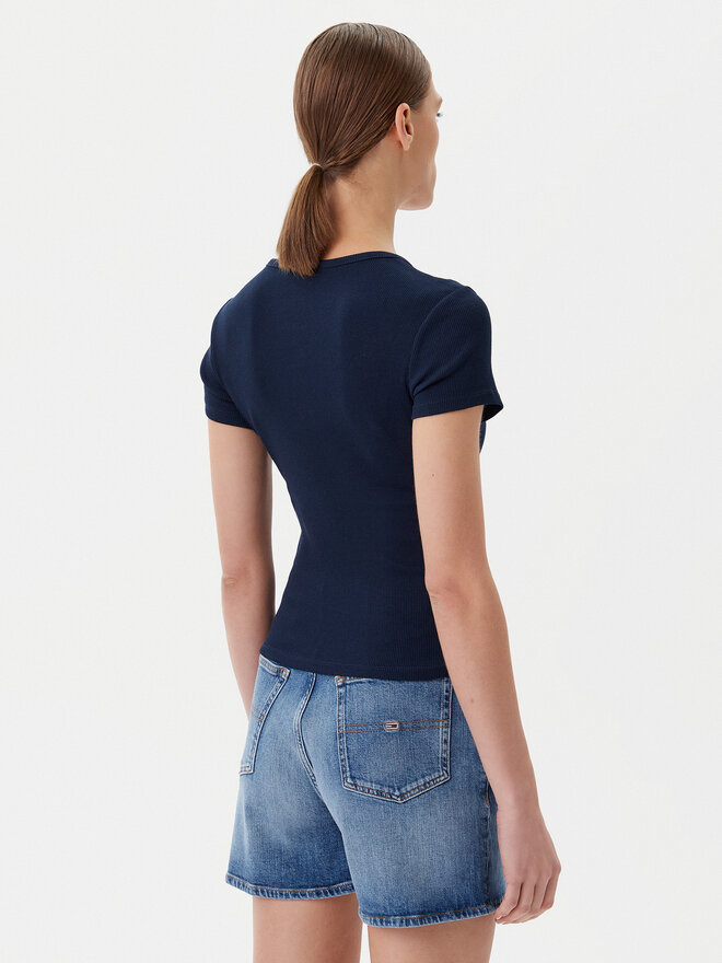 Tommy Jeans Tommy Jeans Póló DW0DW19502 Sötétkék Slim Fit