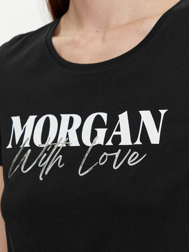 Morgan Morgan Camiseta 241-DUNE Negro Regular Fit
