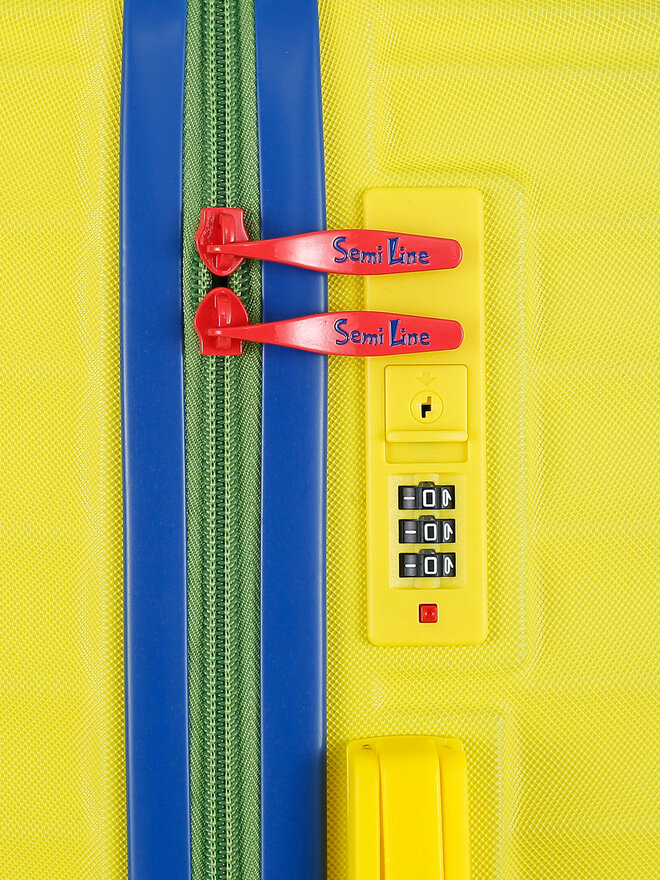 Semi Line Велика валіза Semi Line T5934-3 Жовтий