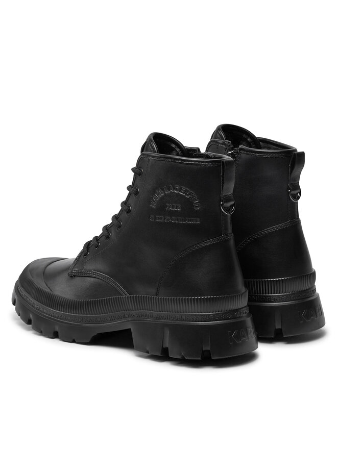 KARL LAGERFELD Zimski škornji KARL LAGERFELD KL25264A Črna