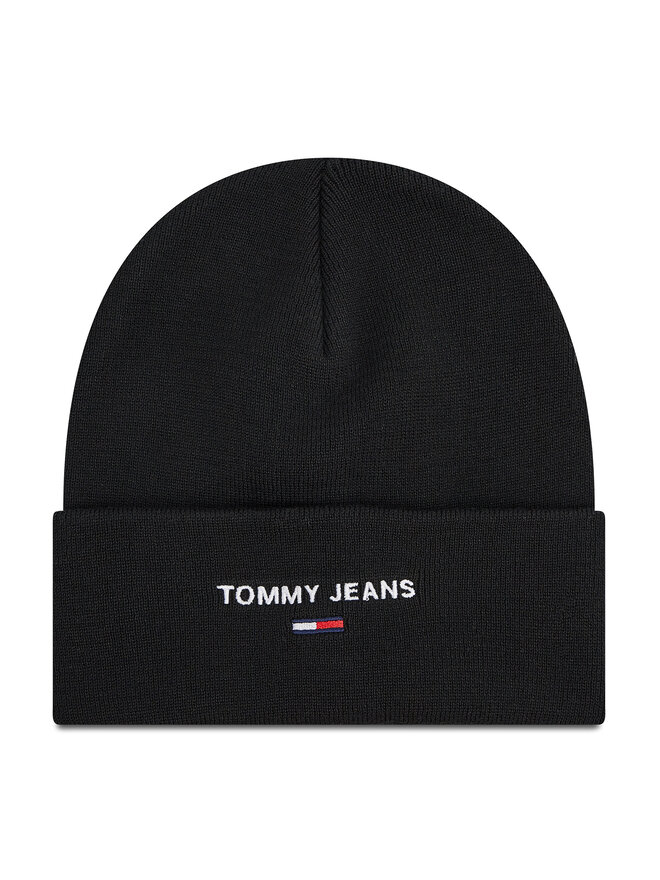 Tommy Jeans Căciulă Tommy Jeans Tjm Sport Beanie AM0AM07947 Negru
