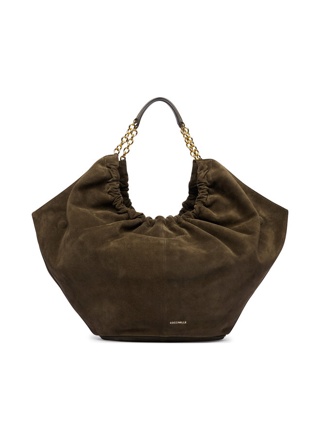 Coccinelle Handtasche Coccinelle V5G Coccinellesmash Sued Ebim E1 V5G 11 01 01 Dunkelgrün