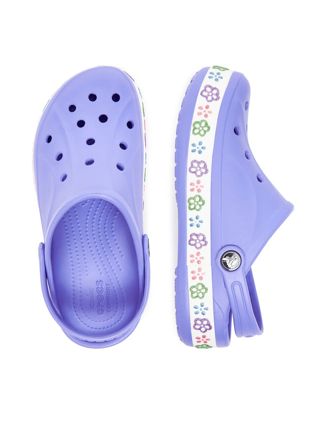 Crocs Klapki Crocs BAYABAND CLOG K 211302-5PY Fioletowy