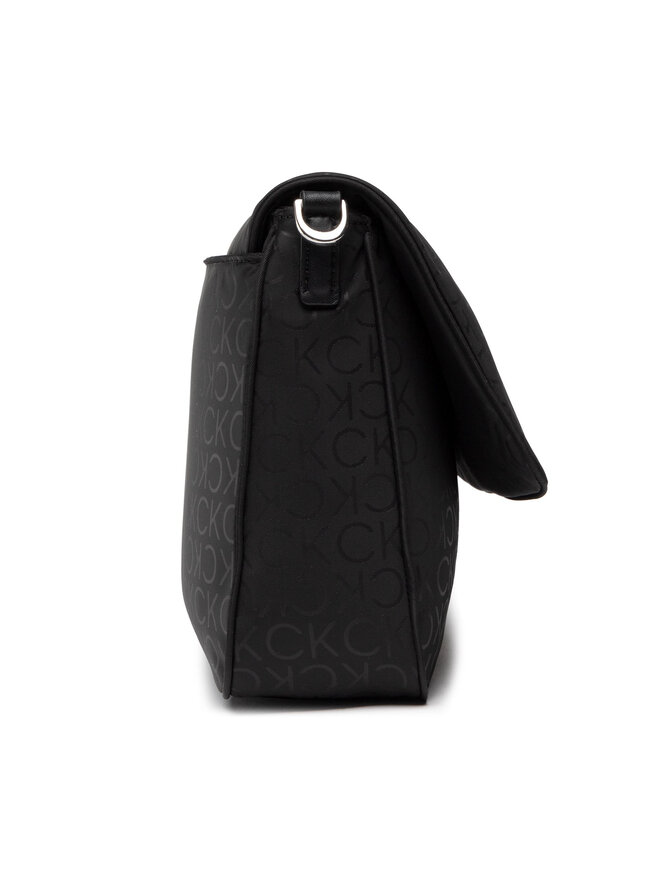 Calvin Klein Handtasche Calvin Klein Ck Must Nylon Shoulder Bag Md K60K609615 Schwarz